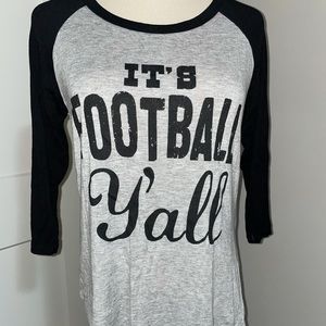 “It’s Football Y’all” Quarter-Sleeve Shirt
